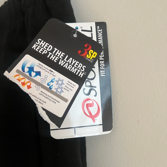 SPORTHILL WOMENS XC TAPERED LEG BLACK PANTS - NWT - L - Picture 3 of 5